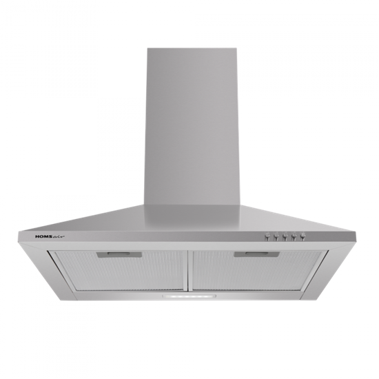 Каминная вытяжка HOMSair Delta 60 нержавейка - фото 48797