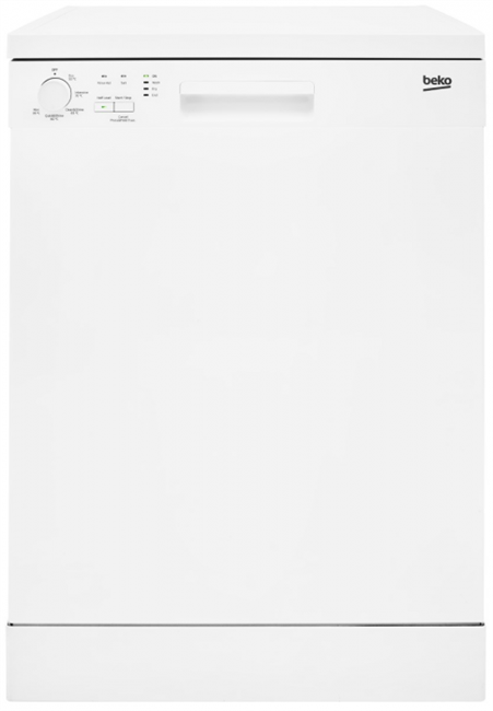 Посудомоечная машина Beko DFN05310W,  полноразмерная, напольная, 60см, загрузка 13 комплектов, белая [7633868377] - фото 51367