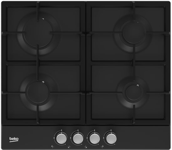 Газовая варочная панель Beko HIAG64225SB,  независимая,  черный - фото 51503