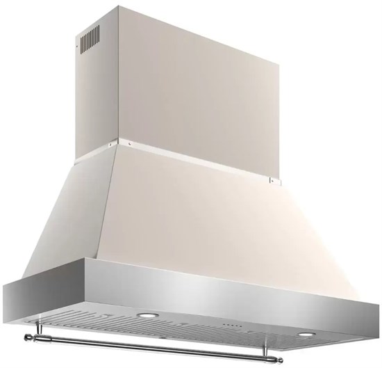 BERTAZZONI K120HERTX+KC48HERTAV вытяжка пристенная, 120 см, 752 м3/ч, кремовый матовый - фото 52213