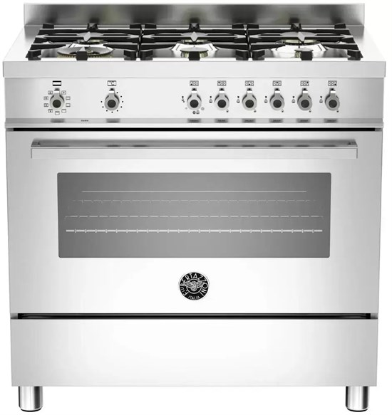 Комбинированная плита Bertazzoni PRO90 6 MFE S XE - фото 52943
