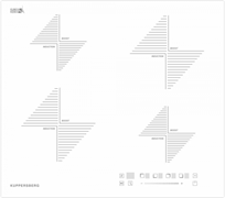 Встраиваемая индукционная варочная панель Kuppersberg ICS604W