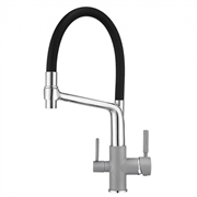 Смеситель Granula GR-0083 0083al, для кухонной мойки, с подключением к фильтру, алюминиум