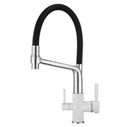 Смеситель Granula GR-0083 0083wh, для кухонной мойки, с подключением к фильтру, арктик