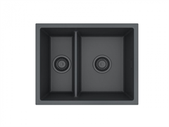 ALVEUS Мойка для кухни ALVEUS OMNI 50 GRANITAL DEEP BLACK-G90 BE 550x450x198 с сифоном 1149000