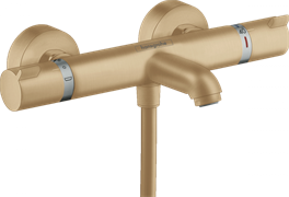 Смеситель Hansgrohe Ecostat Comfort 13114140 для ванны и душа, термостатический, бронза шлифованная