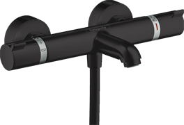 Смеситель Hansgrohe Ecostat Comfort 13114670 для ванны, термостатический, черный матовый