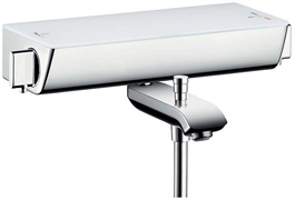 Смеситель Hansgrohe Ecostat Select 13141400 термостатический для ванны и душа, белый/хром