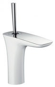 Смеситель Hansgrohe Pura Vida 15074400 для раковины, хром/белый