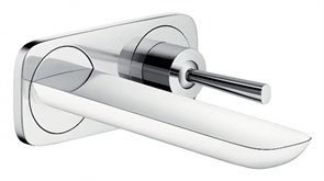 Смеситель Hansgrohe PuraVida 15084400 для раковины, хром/белый