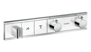 Смеситель Hansgrohe RainSelect 15355400 для душа, термостатический, белый/хром
