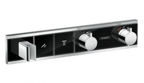 Смеситель Hansgrohe RainSelect 15356600 для душа, термостатический, черный