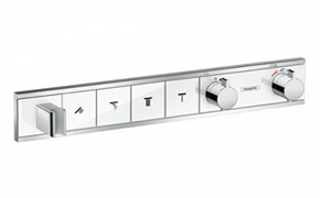 Смеситель Hansgrohe RainSelect 15357400 для душа, термостатический, белый/хром