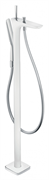 Смеситель Hansgrohe PuraVida 15473400 для ванны и душа, белый/хром