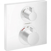 Смеситель Hansgrohe Ecostat S 15714700 для душа, термостатический, белый матовый