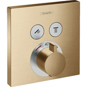 Смеситель Hansgrohe ShowerSelect 15763140 для душа, термостатический, бронза шлифованная