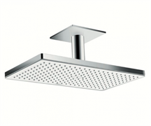 Верхний душ Hansgrohe Rainmaker Select, 460 x 270 мм, 1 режим струи, с держателем 24002400, белый/хром
