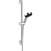 Душевой гарнитур Hansgrohe Pulsify 24160000 Select S, лейка Relaxation 3 режима, хром, диск графит