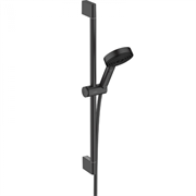 Душевой гарнитур Hansgrohe Pulsify 24160670 Select S, лейка Relaxation 3 режима, черный матовый, диск графит