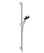 Душевой гарнитур Hansgrohe Pulsify 24170000 Select S, лейка Relaxation 3 режима, штанга 90 см, хром, диск графит