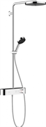 Душевая система Hansgrohe Pulsify 24220000 S, Showerpipe 260 1jet термостатическая ShowerTablet Select 400, хром