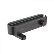 Смеситель Hansgrohe ShowerTablet Select, 24340670, для ванны и душа с изливом, термостатический, черный матовый