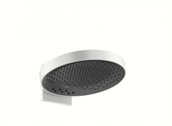 Верхний душ Hansgrohe Rainfinity 26234700, 36 x 30 см, 3 режима струи, с держателем, белый матовый