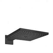 Верхний душ Hansgrohe Raindance 26238670, 300x300 мм, 1 режим струи, с держателем, черный матовый
