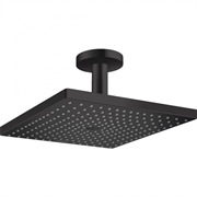 Верхний душ HG Raindance Е Air, 26250670, 30х30 см, 1 режим струи, с держателем, матовый черный