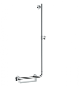 Штанга для душа Hansgrohe Unica Comfort 110 см, 26404400, правосторонняя, белый/хром