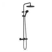 Душевая система Hansgrohe Vernis Blend 26426670, Showerpipe 240 1jet, термостатическая, черный матовый
