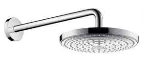 Верхний душ Hansgrohe Raindance Select 26466000, 24х24 см, 2 режима струи, с держателем, хром