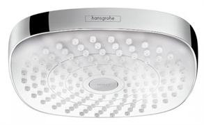 Верхний душ Hansgrohe Croma Select E 180 26524400, 18х18 см, 2 типа струи, без держателя, цвет белый/хром