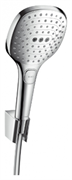 Душевой гарнитур Hansgrohe Raindance Select E 26720000, 3 режима струи, корпус хром, лицевая часть хром