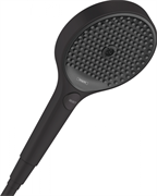 Ручной душ Hansgrohe Rainfinity 130 26865670, EcoSmart 3 типа струи, чёрный матовый