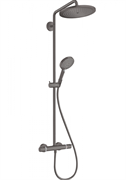 Душевая система Hansgrohe Croma Select S 26890340, термостатическая, чёрный хром