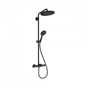 Душевая система Hansgrohe Croma Select S 26890670 термостатическая, цвет чёрный матовый