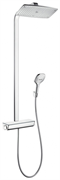 Душевая система Hansgrohe Raindance E 27112400 Showerpipe 360 1jet, термостатическая, белый/хром