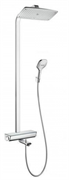 Душевая система Hansgrohe Raindance E 360 Showerpipe 1jet 27113400, термостатическая, белый/хром