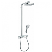 Душевая система Hansgrohe Raindance Select E Showerpipe 300 2 jet термостатическая, хром, 27126000