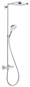 Душевая система Hansgrohe Raindance Select Showerpipe S240 2 jet 27129400, белый/хром