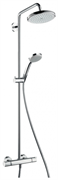 Душевая система Hansgrohe Croma 27185000 220 Showerpipe, термостатическая, хром