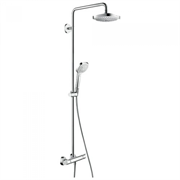 Душевая система Hansgrohe Croma Select E 27256400 180 2 jet, термостатическая, белый/хром