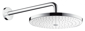 Верхний душ Hansgrohe Raindance Select S 300 2jet 27378400, с держателем, белый/хром