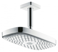 Верхний душ Hansgrohe Raindance Select E 300 2jet с потолочным подсоединением 27384000, хром