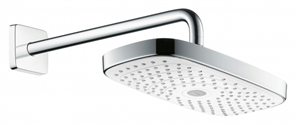 Верхний душ Hansgrohe Select 27385000, 30х16 см, 2 режима струи, с держателем, хром