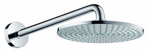 Верхний душ Hansgrohe Raindance 27474000 S, 24х24 см, 1 режим струи, с держателем, хром