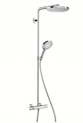 Душевая система Hansgrohe Raindance Select S Showerpipe 240 1jet PowderRain 27633000, хром