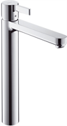 Смеситель для раковины Hansgrohe Metris S Highriser 31022000, со сливным гарнитуром