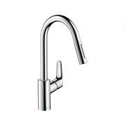 Смеситель для кухни Hansgrohe Focus 31815000 выдвижной излив, хром